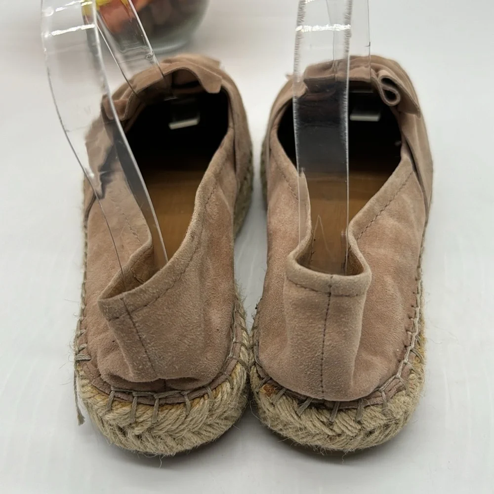 Crown Vintage Tan Suede Espadrille Size 7.5 ESP6132